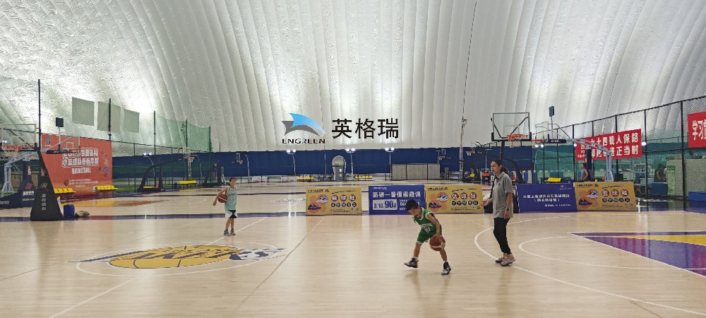 氣膜籃球館里的打球體驗(yàn)，打造IP效應(yīng)